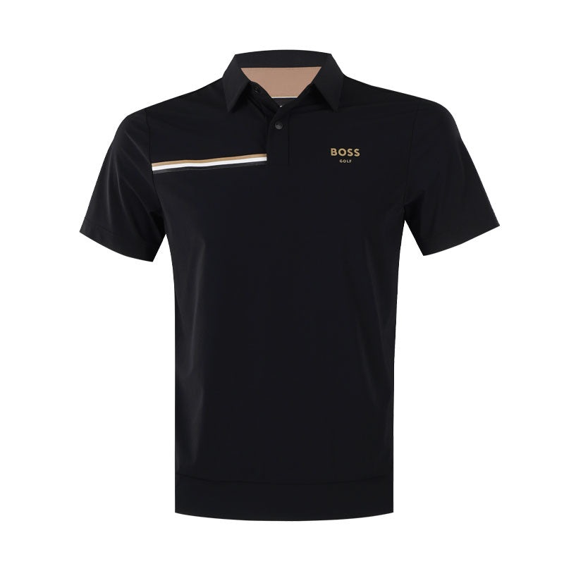 BOSS GOLF Hot Summer Men’s Polo (Black)
