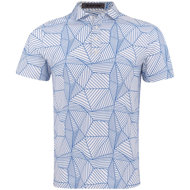 Geometric Tech Pique Polo|Lisbon|Medium|Large|X-Large|XX-Large|Small