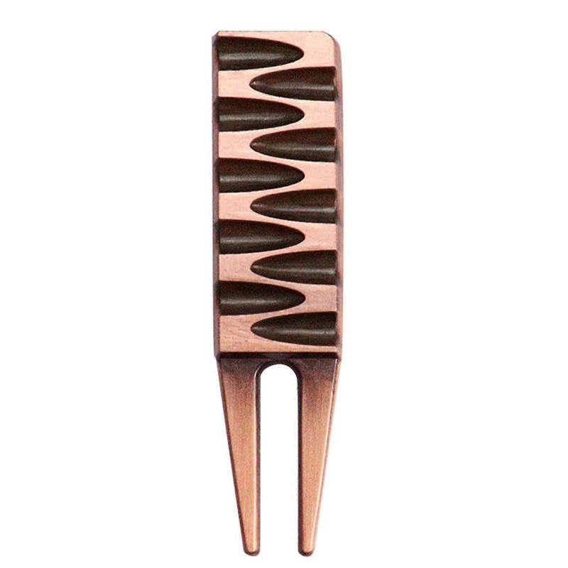 Scratch Resistant Golf Marker Set Detachable Ball Marker Clip-black copper
