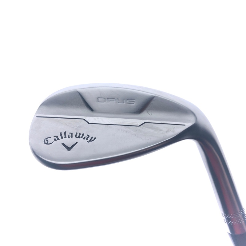 Used Callaway Opus Brushed Chrome Lob Wedge / 58.0 Degrees / Wedge Flex