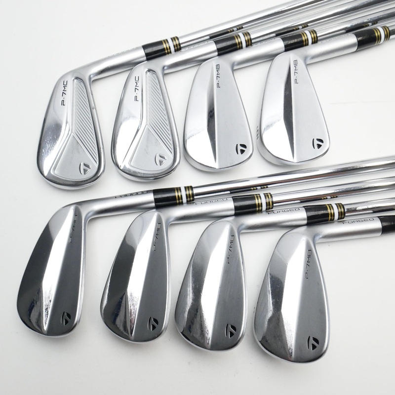 Used TaylorMade P7MC & P7MB Combo Iron Set / 3 – PW / X-Stiff Flex