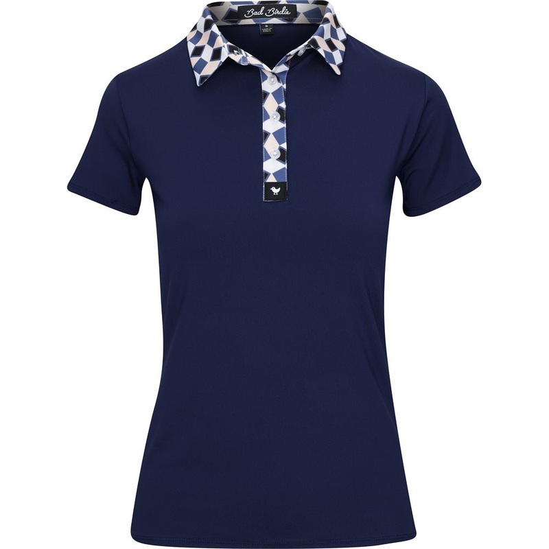 Women’s Core Polo|Black/White Check|Large