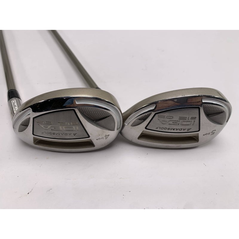 Adams Idea A12 OS 4 & 5 Hybrid Set 22* 25* Idea UltraLite Ladies Graphite RH