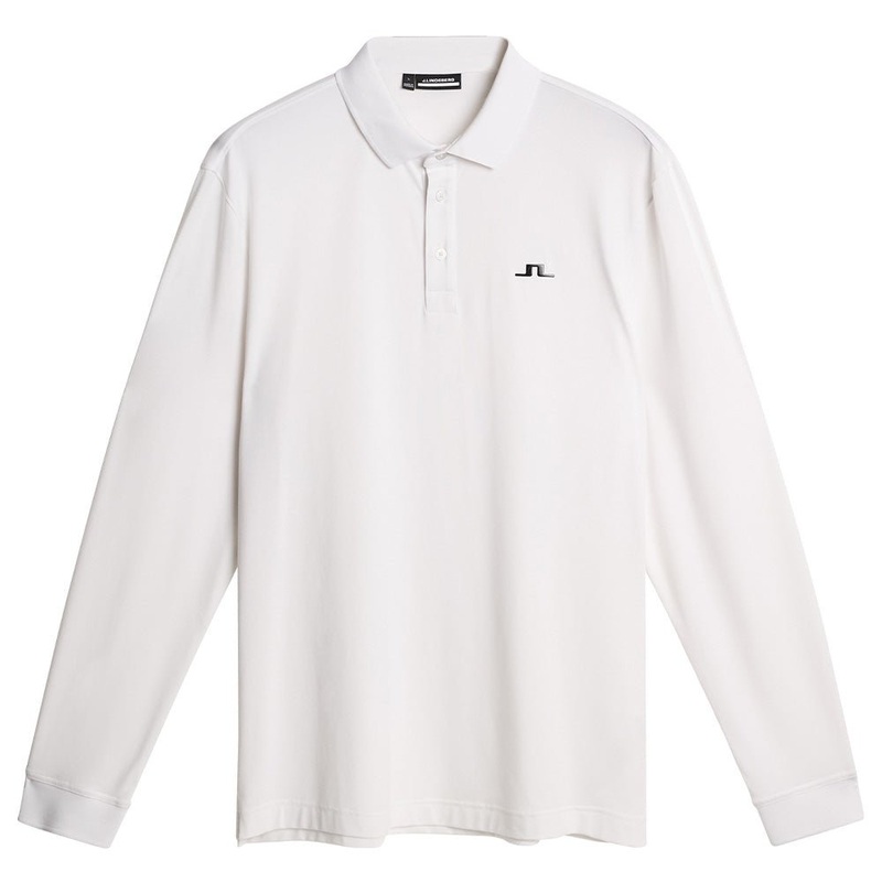 Florian Long Sleeve Polo|White|Navy Melange|Black|Moonbeam|Small|Medium|Large|X-Large|XX-Large