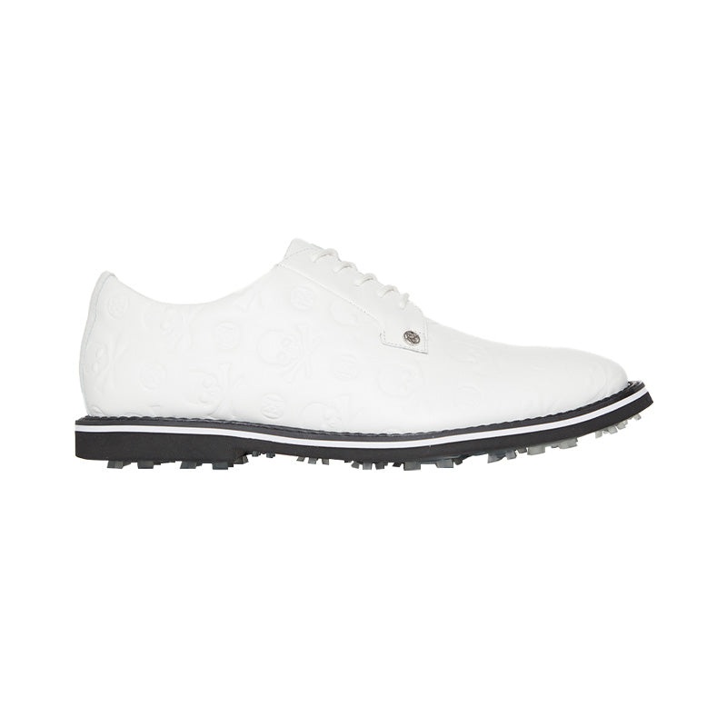GFORE Debossed Gallivanter Men’s Spikeless Shoes (Snow/Onyx)