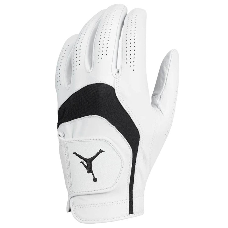 Jordan Tour Golf Glove|White/White/Black/Black|Left Hand Glove (Right-Handed Golfer)|Right Hand Glove (Left-Handed Golfer)