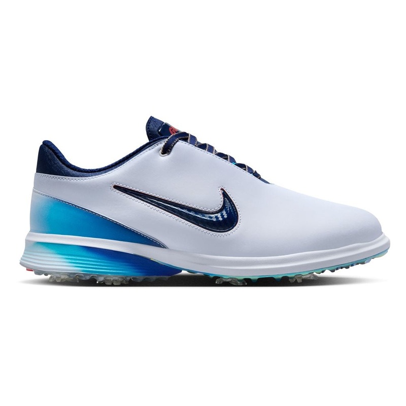 NRG Victory Tour 4 Golf Shoes|Football Gray/Blue Void/Bright Crimson|6|6.5|7|7.5|8|8.5|9|9.5|10.5|11.5|12.5