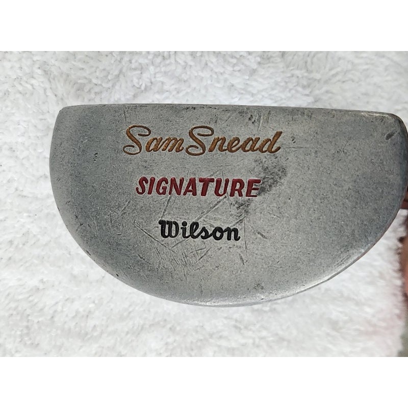 Wilson Sam Snead Signature Putter RH; Wilson Head Speed Steel Shaft