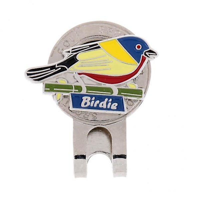 2xSturdy Bird Magnetic Hat Clip Golf Ball Marker Clip Onto Golf Cap Visor Gift