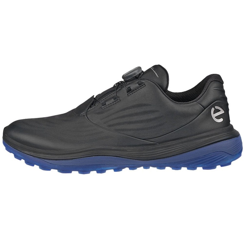 LT1 BOA Spikeless Golf Shoes|Black|White|41 (U.S. Mens 7-7.5)|42 (U.S. Mens 8-8.5)|43 (U.S. Mens 9-9.5)|44 (U.S. Mens 10-10.5)|45 (U.S. Mens 11-11.5)