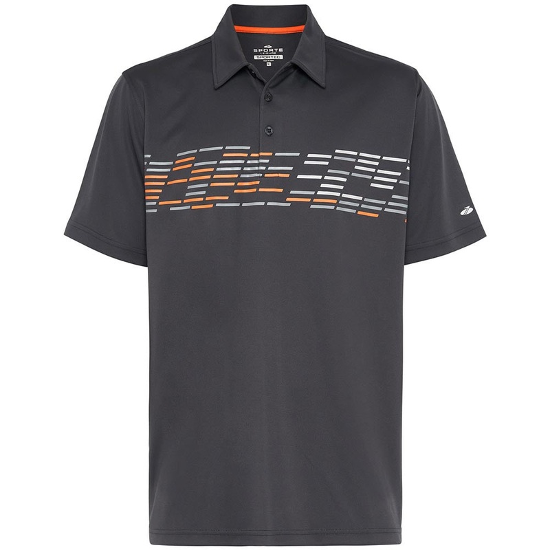 Sporte Leisure Mens Dean Polo|Charcoal|Small|Medium|Large|X Large|2X Large|3X  Large