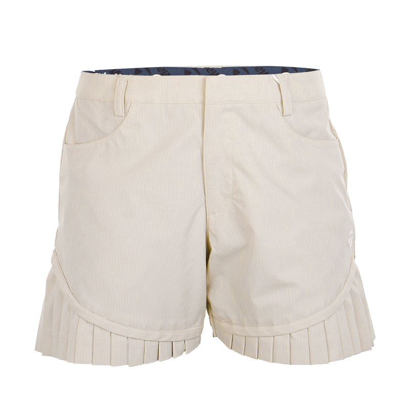 TAYLORMADE Pleated Women’s Shorts (Ice Beige)
