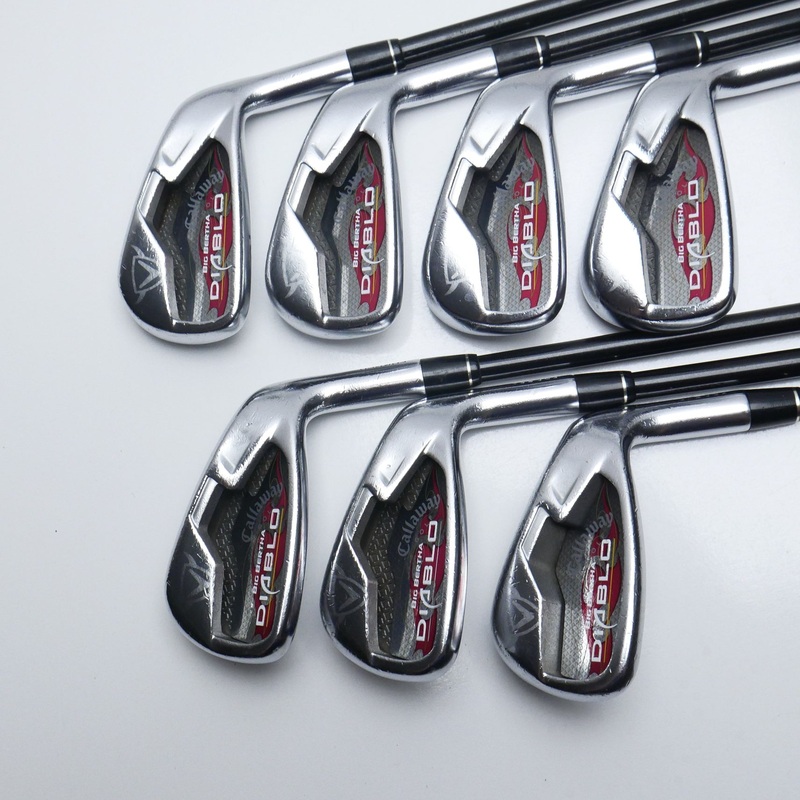 Used Callaway Diablo Forged Iron Set / 4 – PW / Regular Flex