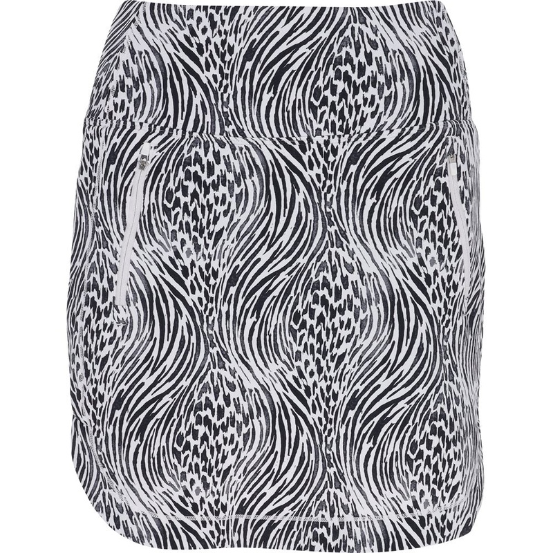 Women’s 17.5 Straight Skort|Black/White|X-Small|Small|Medium|X-Large