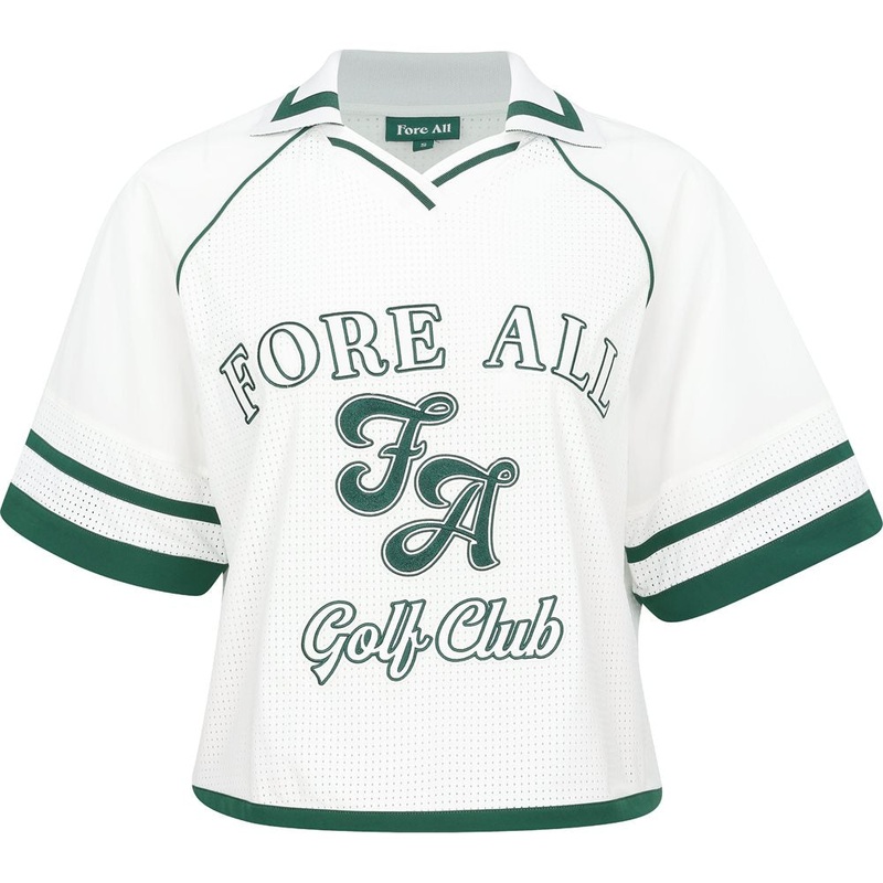 Women’s Ilona Warm Up Polo|White|Indigo|Small|Large|X-Small|X-Large|Medium