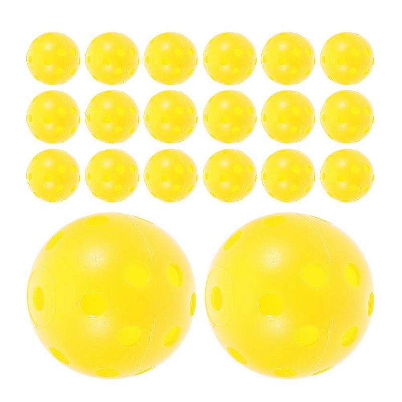 Golf Balls Colored Practice Plastic Durable For All Skill Levels 25Pcs