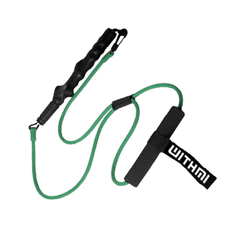 Golf Power Swing Band 360 Degree Rotating Comfortable To Grip Solid Color Portable Golf Resistance Cord For Indoor