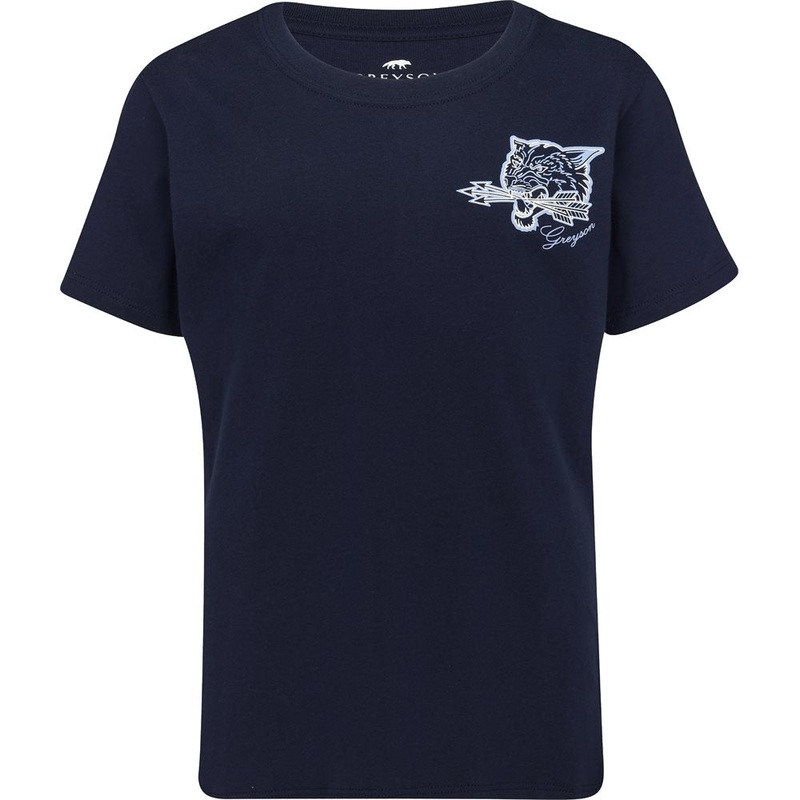 Juniors’ Arrow Wolf Tee|Maltese Blue|Small|Medium|Large