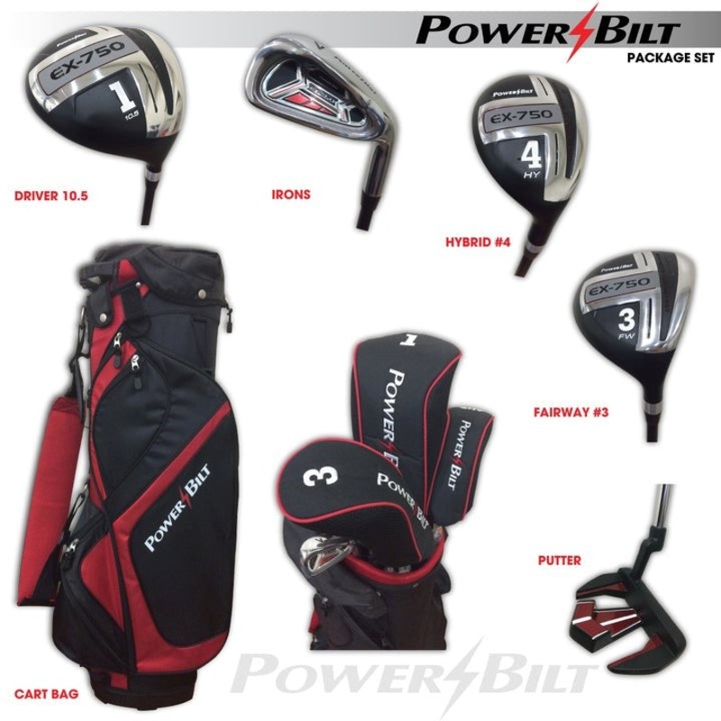 Powerbilt – Men’s EX750 Package Left Handed Golf Set