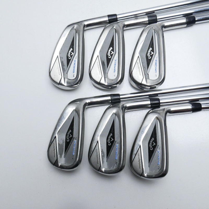 Used Callaway Paradym Ai Smoke HL Iron Set / 5 – PW / Regular Flex