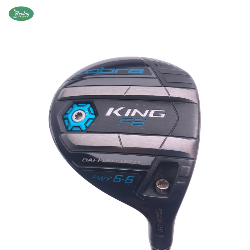 Used Cobra King F8 5 – 6 Fairway Wood / 18 Degrees / Aldila NV 55 Ladies Flex