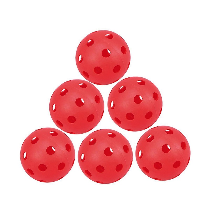 Plastic Balls Bounce Balls High Visibility Durable Performance For All Players 6Pcs