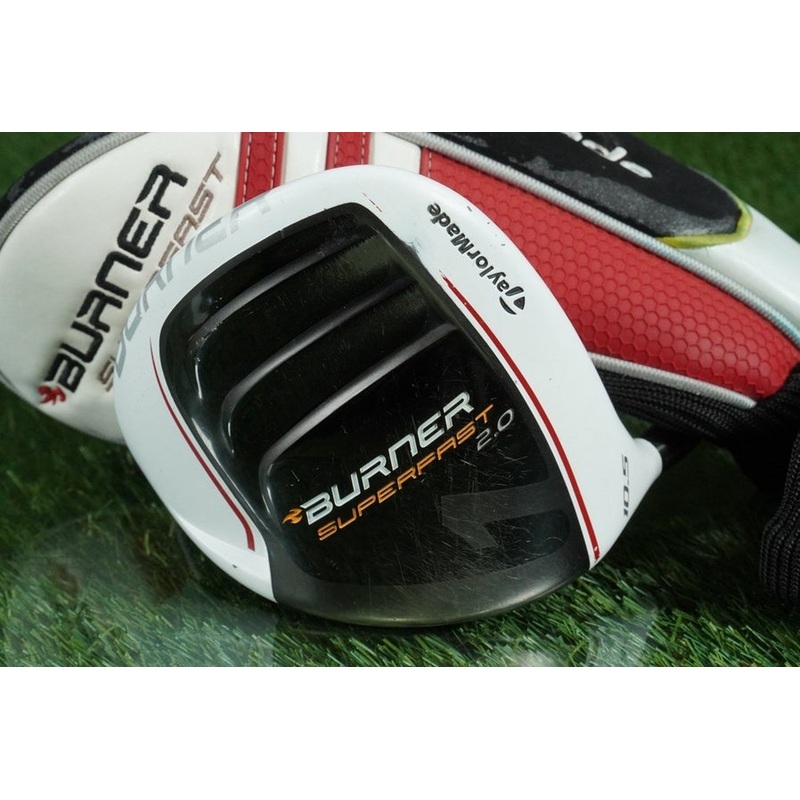 TAYLORMADE BURNER SUPERFAST 2.0 DRIVER MATRIX AERO BURNER STIFF LH 10.5 + COVER