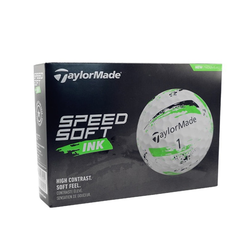 TAYLORMADE SpeedSoft Ink (2024) (Green) Golf Ball
