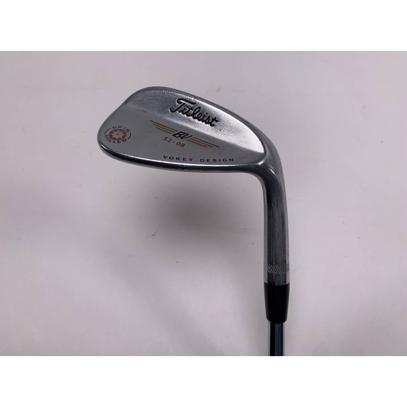 Titleist Vokey Spin Milled Chrome 2009 Gap Wedge GW 52* 8 Wedge Steel Mens RH