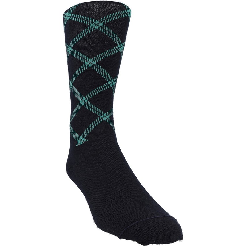 Women’s Check Knee Socks|Glenmuir Tartan Teal L|Women’s EURO 35-37|Women’s EURO 38-40