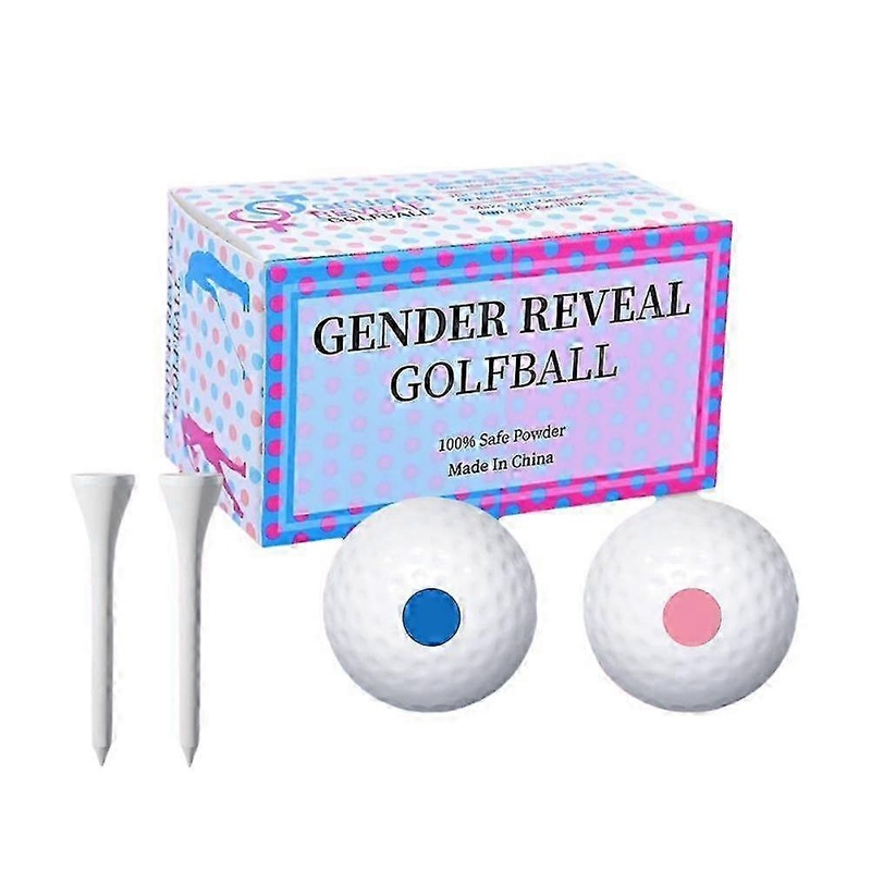2025 Gender Reveal Golf Balls Baby Gender Reveal Parties Exploding Golf Balls Set
