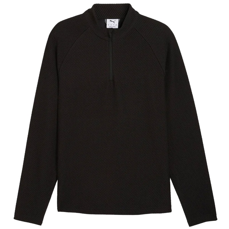 Boulder 2.0 1/4 Zip Pullover|Puma Black|Medium|Large|X-Large|XX-Large|XXX-Large