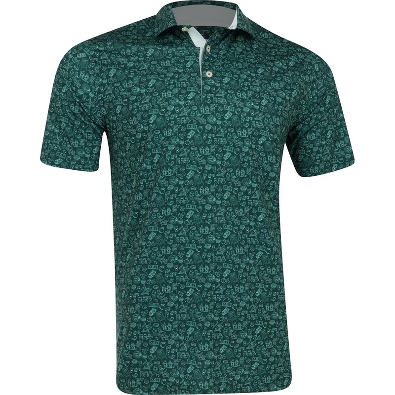 MATTR Peach Stand Polo|Dark Myrtle|Small|Medium|Large|X-Large|XX-Large