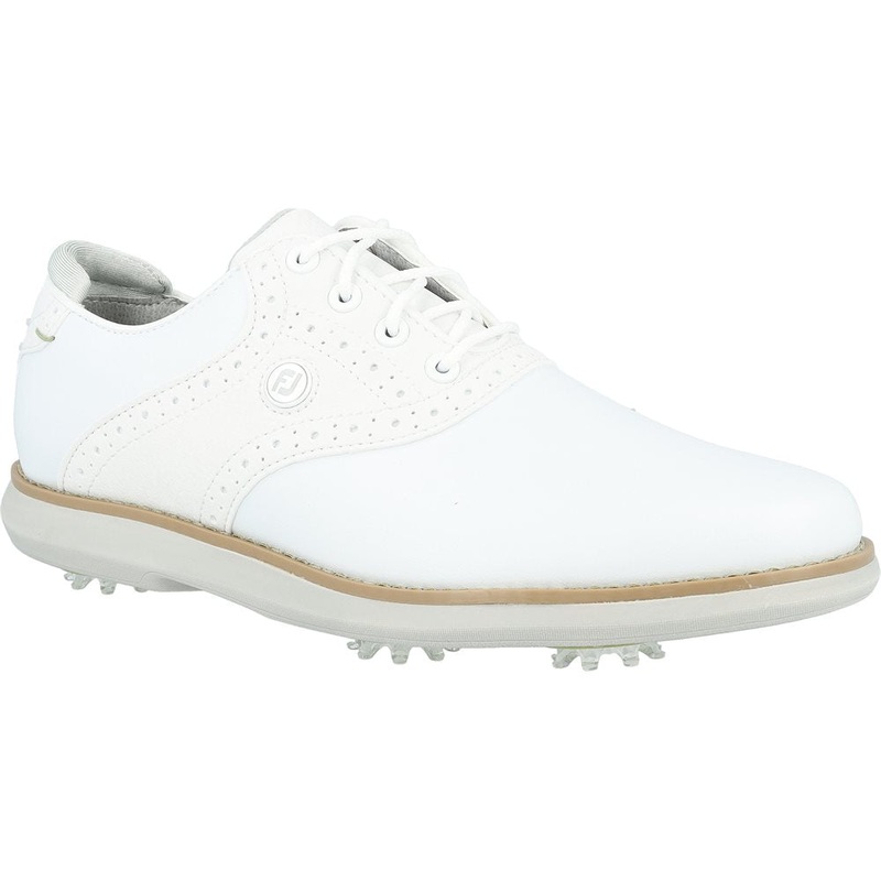 Women’s Traditions Golf Shoes|White/White/Gray|White/Leopard|6|6.5|7|7.5|8|8.5|9|9.5|10