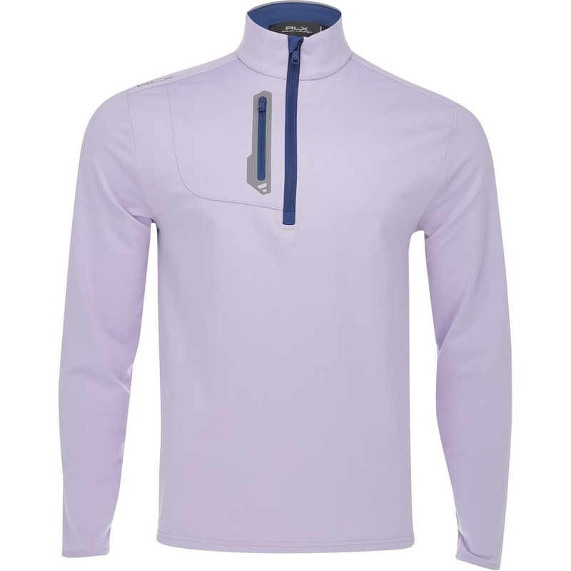 New Lux Perf Jersey Midlayer|Flower Purple|Small