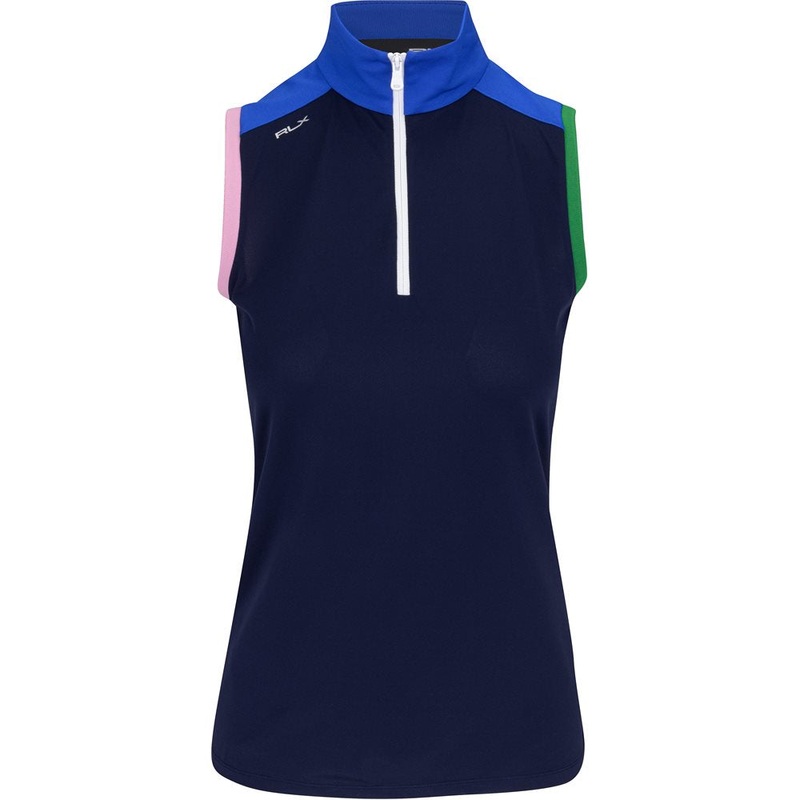 Women’s Sleeveless Air Tech Pique 1/4 Zip Polo