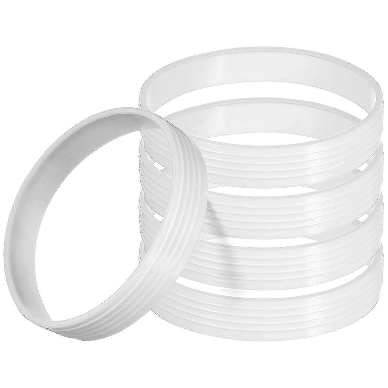 5pcs Hole Cup Rings Simple Round Practical Protective Hole Cup Rings for Outdoor (White)