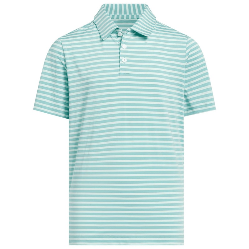 Boys’ Striped Polo|Semi Flash Aqua/Mint Ton|Aurora Ivy/Preloved Teal|X-Small|Small|Medium|Large|X-Large