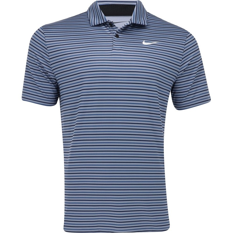Dri-FIT Tour Striped Polo|Ashen Slate/Black|Smoke Gray/White|Small|Medium|Large|X-Large|XX-Large