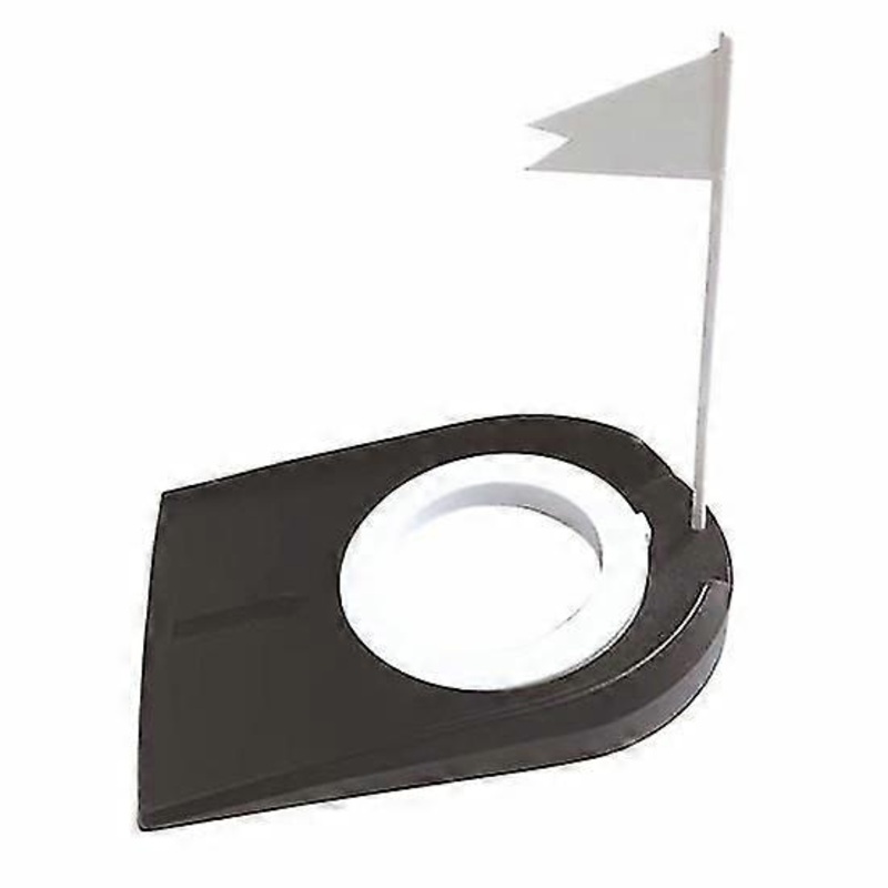 Golf Putting Disc with Flag Lightweight Portable Indoor Outdoor Detachable Golf Putting Trainer Practice Device