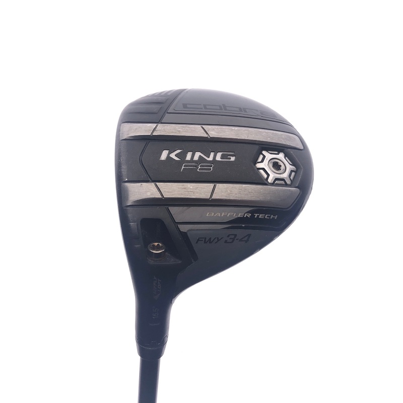 Used Cobra King F8 3 – 4 Wood / 15.5 Degrees / Regular Flex / Left-Handed