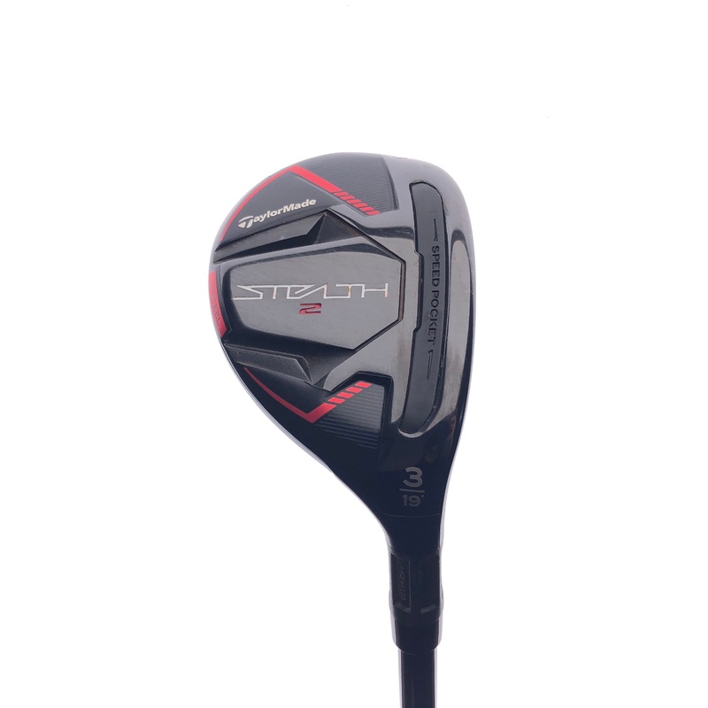 Used TaylorMade Stealth 2 3 Hybrid / 19 Degrees / Regular Flex