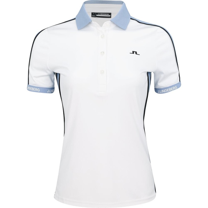 Women’s Demi Polo|White|Azalea|X-Small|Medium|Large|X-Large|Small