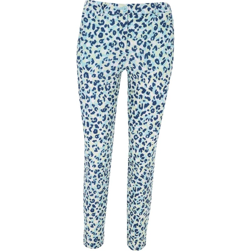 Women’s Pia Print Pant|Leopard Aruba Blue|26|27