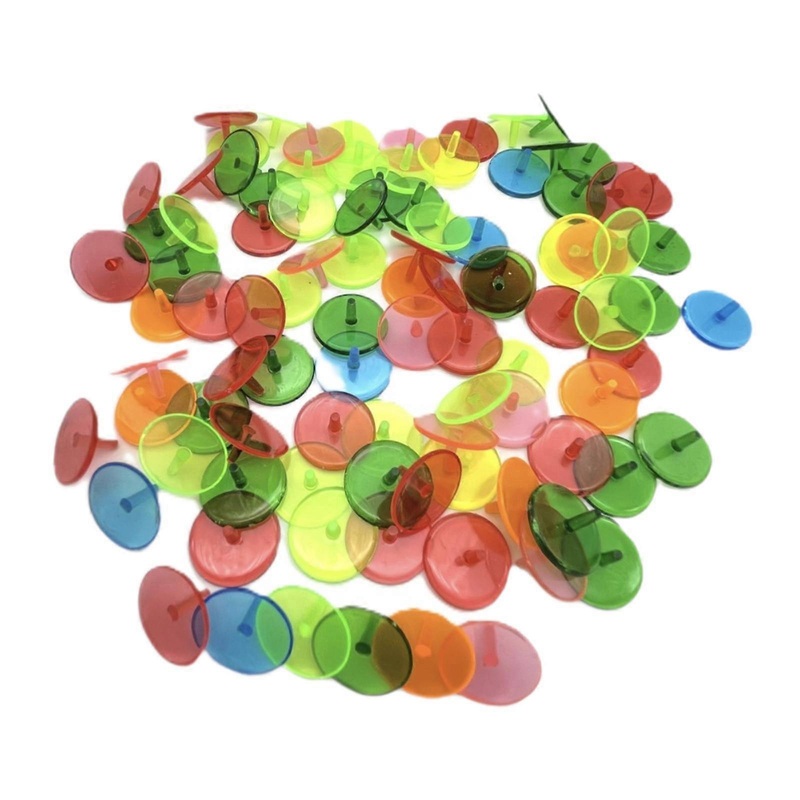 100Pcs Golf Ball Markers Gifts Golf Ball Position Marker for Outdoor Marking