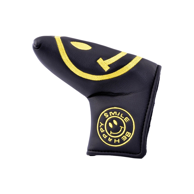 GENERAL ITEM Smiley Putter Headcover (Black)