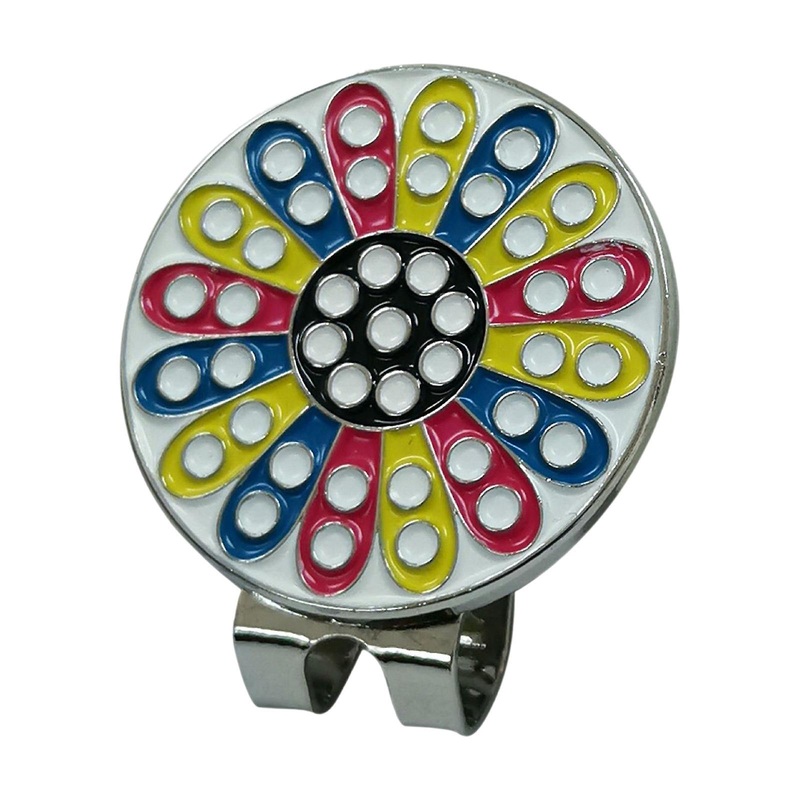 Golf Ball Marker Durable Lightweight Holder for Golf Accessories Flower