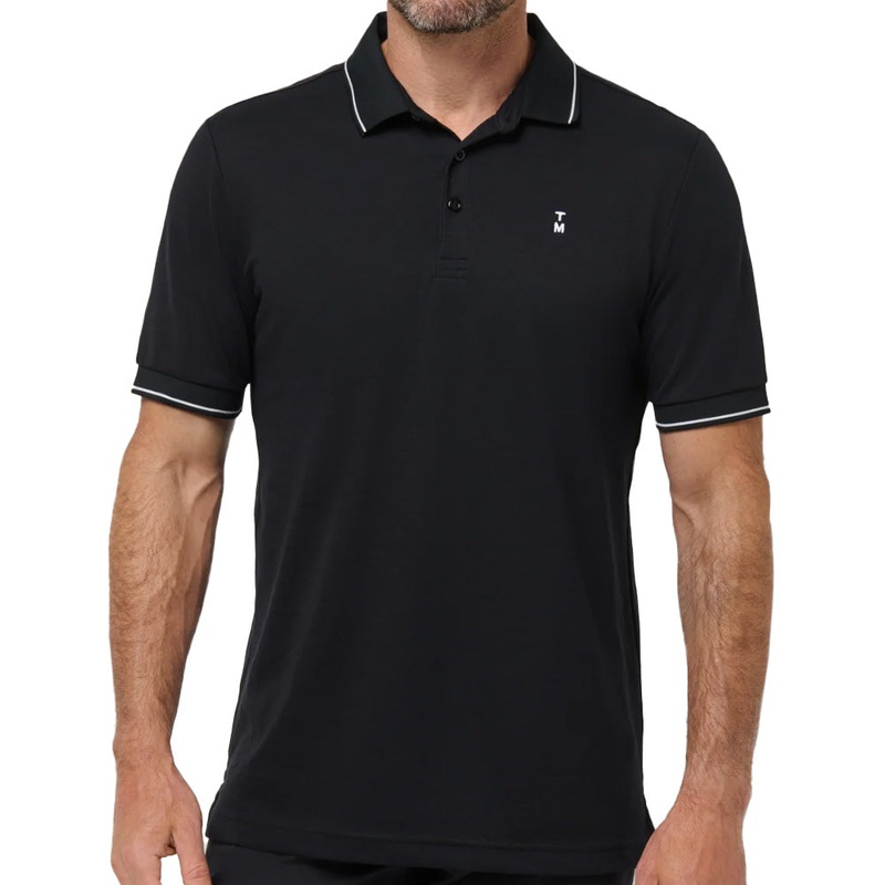 Happier Hour Polo|Black|Total Eclipse|Birch|Small|Medium|Large|X-Large|XX-Large|XXX-Large