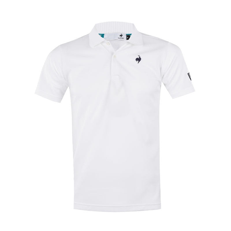 LE COQ SPORTIF GOLF Golf Patterned Men’s Polo (White)