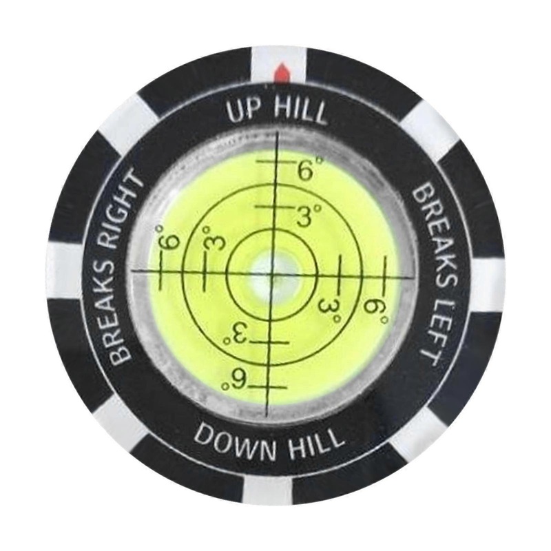 Reader Ball Marker Round Bubble Level, Men Women Golfer Gift Lightweight